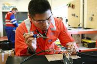 The Underwater Centre Work Class ROV Training Cable Splicing Student