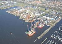 Aerial view Damen Shiprepair Amsterdam