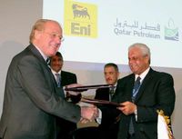 Eni signs MoU with Qatar Petroleum