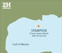 Location of Stampede field in Gulf of Mexico