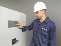 Engineer checking Cathelco ICCP control panel-2