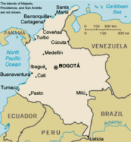 Map of Colombia