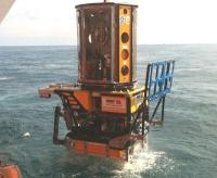 Lanch of Bibby Offshore owned ATOM work class ROV