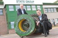 BGF's Simon Munro with STATS Group CEO Pete Duguid