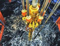 Drill rig Transocean Barents in the Barents Sea.