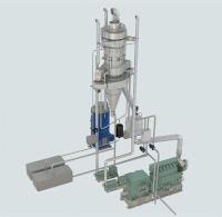 3D illustration of Clean Marine EGCS connected to 1 ME 2 AE 1 boiler