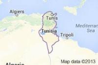 Map of Tunisia