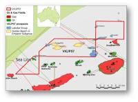 Location map for Sea Lion and VIC/P57