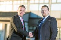 (from left to right) Managing director Paul Paterson welcomes new director Ian Melville