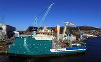 Acta Auriga SOV vessel at Ulstein Verft (photo: Benny Banen/Acta Marine)