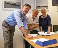 Damen - Skyssbåtservice - signing for Damen Stan Pontoon 4512