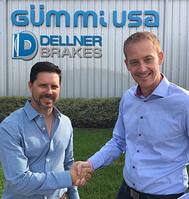 Dellner Brakes CEO Marcus Aberg (r) - Edgar Roca (Gummi USA)