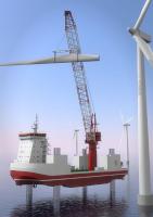 Wind Turbine Service Jack-Up Vessel