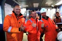 Maersk Oil and Drilling teams celebrate spudding the first Culzean