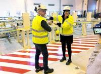 Sandvik new, ultrasonic testing facility Andersson, Einarsson