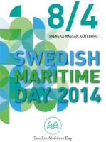 Swedish Maritime Day – 8 April 2014