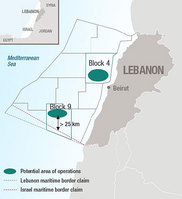 Total - Lebanon blocks